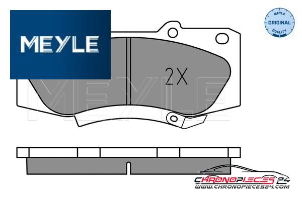 Achat de MEYLE 025 252 0917 Kit de plaquettes de frein, frein à disque pas chères