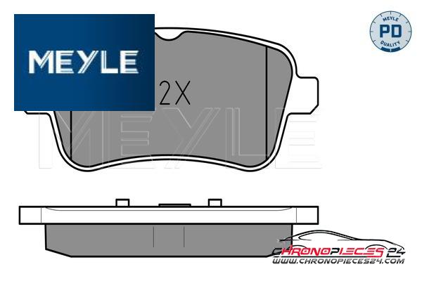 Achat de MEYLE 025 252 1516/PD Kit de plaquettes de frein, frein à disque pas chères