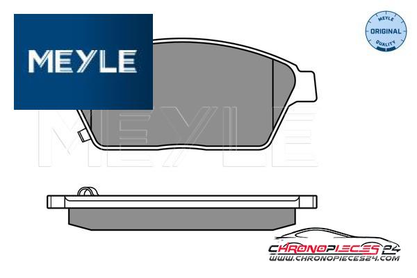 Achat de MEYLE 025 250 3418/W Kit de plaquettes de frein, frein à disque pas chères