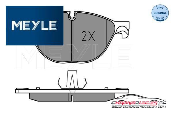 Achat de MEYLE 025 250 4519 Kit de plaquettes de frein, frein à disque pas chères