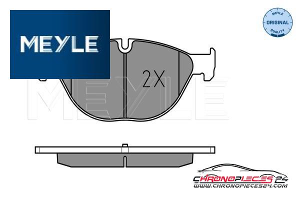 Achat de MEYLE 025 250 4519 Kit de plaquettes de frein, frein à disque pas chères