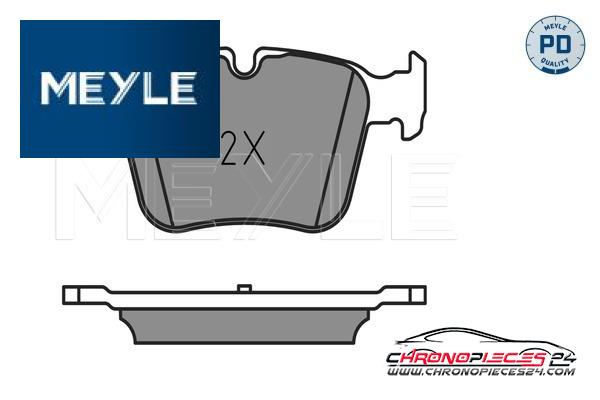 Achat de MEYLE 025 253 5416/PD Kit de plaquettes de frein, frein à disque pas chères