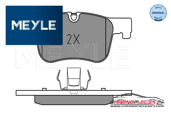 Achat de MEYLE 025 255 0618 Kit de plaquettes de frein, frein à disque pas chères