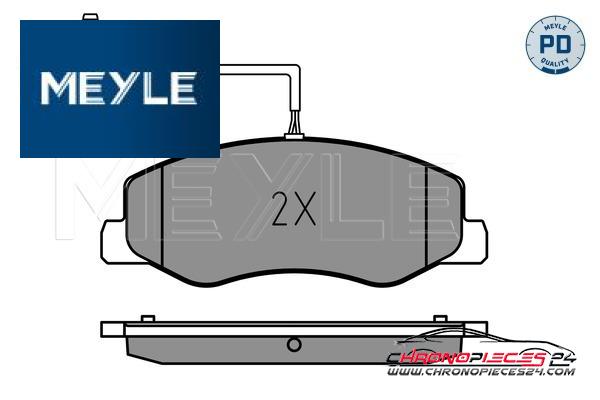 Achat de MEYLE 025 251 7218/PD Kit de plaquettes de frein, frein à disque pas chères