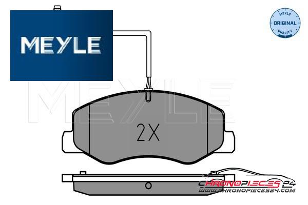 Achat de MEYLE 025 251 7218/W Kit de plaquettes de frein, frein à disque pas chères