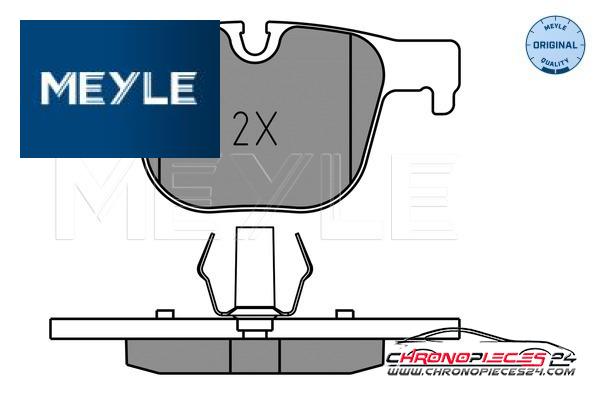 Achat de MEYLE 025 255 1417 Kit de plaquettes de frein, frein à disque pas chères