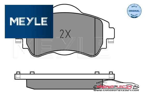 Achat de MEYLE 025 252 2018 Kit de plaquettes de frein, frein à disque pas chères