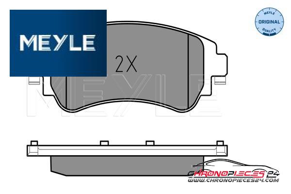 Achat de MEYLE 025 252 2018 Kit de plaquettes de frein, frein à disque pas chères