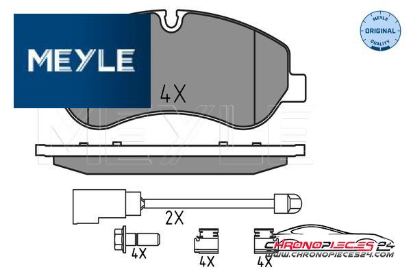 Achat de MEYLE 025 256 0217 Kit de plaquettes de frein, frein à disque pas chères