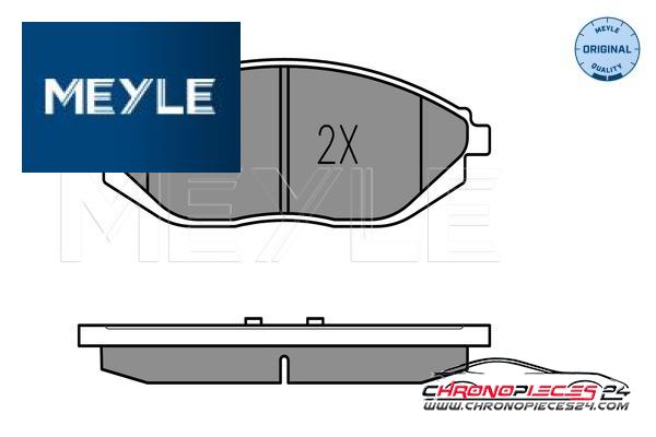 Achat de MEYLE 025 252 6817/W Kit de plaquettes de frein, frein à disque pas chères