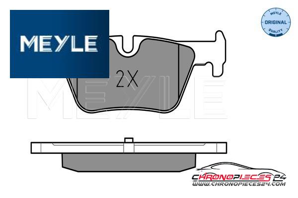 Achat de MEYLE 025 253 0717 Kit de plaquettes de frein, frein à disque pas chères