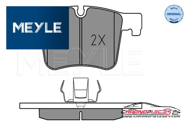 Achat de MEYLE 025 251 9919 Kit de plaquettes de frein, frein à disque pas chères