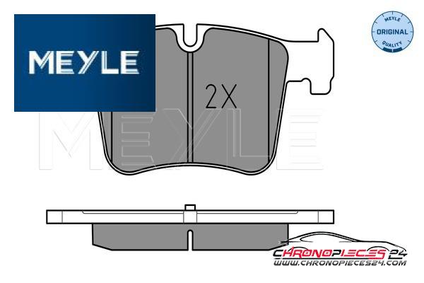 Achat de MEYLE 025 251 9919 Kit de plaquettes de frein, frein à disque pas chères