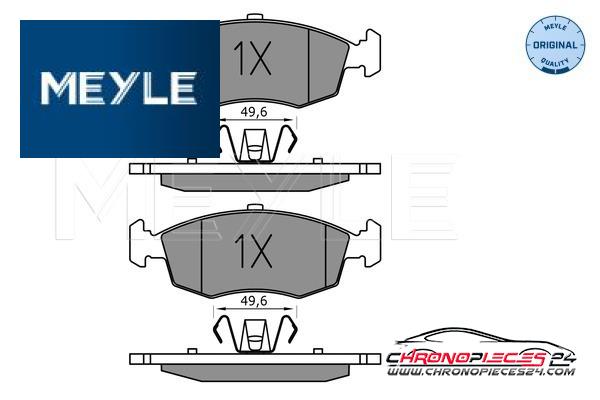 Achat de MEYLE 025 253 2317 Kit de plaquettes de frein, frein à disque pas chères