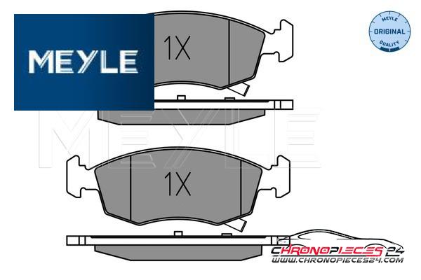 Achat de MEYLE 025 253 2317 Kit de plaquettes de frein, frein à disque pas chères