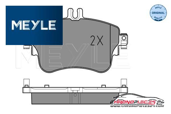 Achat de MEYLE 025 253 2619 Kit de plaquettes de frein, frein à disque pas chères