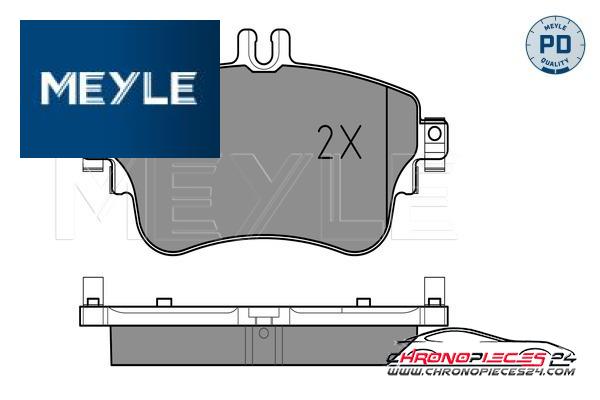 Achat de MEYLE 025 253 2619/PD Kit de plaquettes de frein, frein à disque pas chères