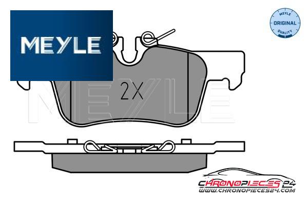 Achat de MEYLE 025 253 3116 Kit de plaquettes de frein, frein à disque pas chères