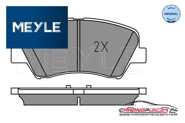 Achat de MEYLE 025 256 9218 Kit de plaquettes de frein, frein à disque pas chères