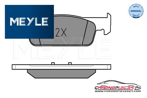 Achat de MEYLE 025 257 0217 Kit de plaquettes de frein, frein à disque pas chères