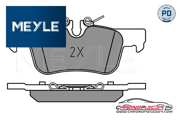 Achat de MEYLE 025 253 3116/PD Kit de plaquettes de frein, frein à disque pas chères