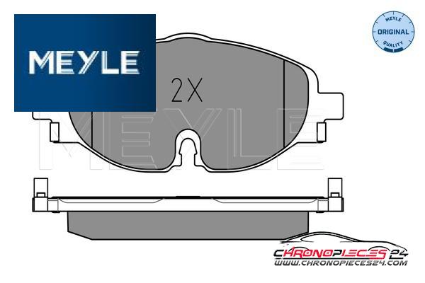 Achat de MEYLE 025 256 8320 Kit de plaquettes de frein, frein à disque pas chères