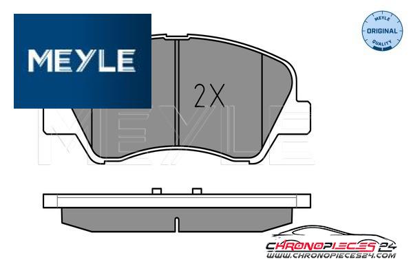 Achat de MEYLE 025 253 4818 Kit de plaquettes de frein, frein à disque pas chères