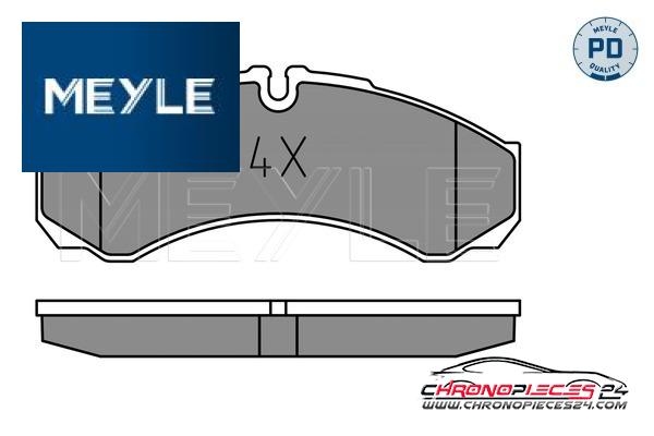 Achat de MEYLE 025 291 2120/PD Kit de plaquettes de frein, frein à disque pas chères