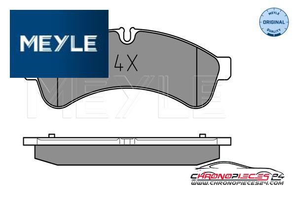 Achat de MEYLE 025 292 3122 Kit de plaquettes de frein, frein à disque pas chères