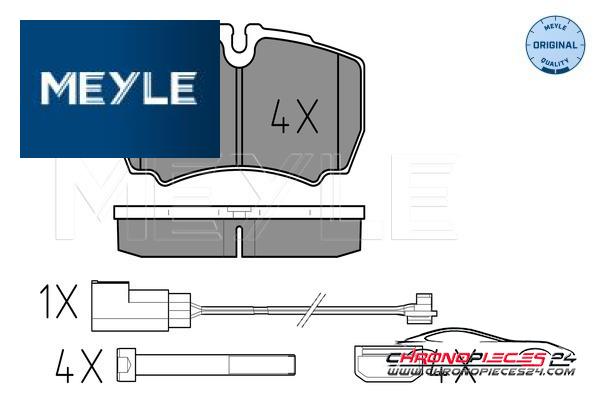 Achat de MEYLE 025 291 2320/W Kit de plaquettes de frein, frein à disque pas chères