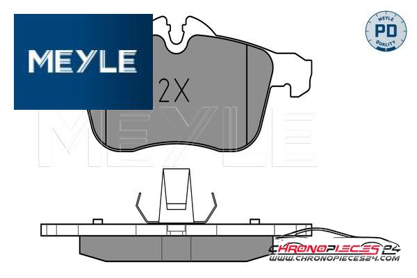 Achat de MEYLE 025 283 3219/PD Kit de plaquettes de frein, frein à disque pas chères