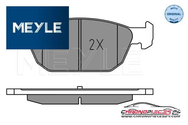 Achat de MEYLE 025 258 0417 Kit de plaquettes de frein, frein à disque pas chères