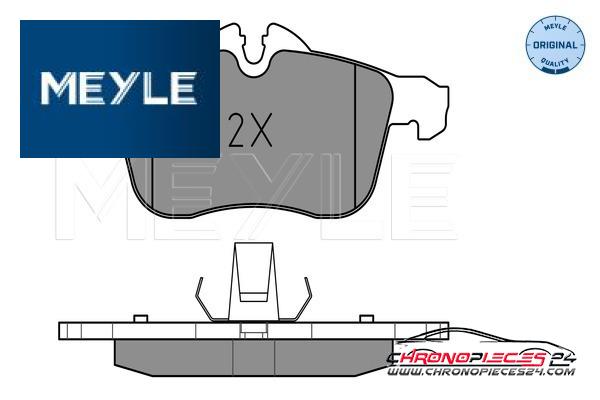 Achat de MEYLE 025 283 3219/W Kit de plaquettes de frein, frein à disque pas chères