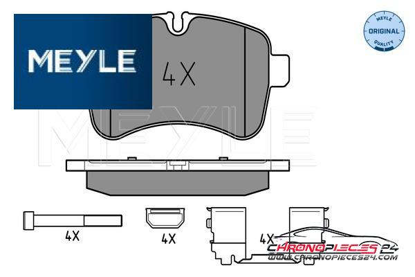 Achat de MEYLE 025 292 3221 Kit de plaquettes de frein, frein à disque pas chères