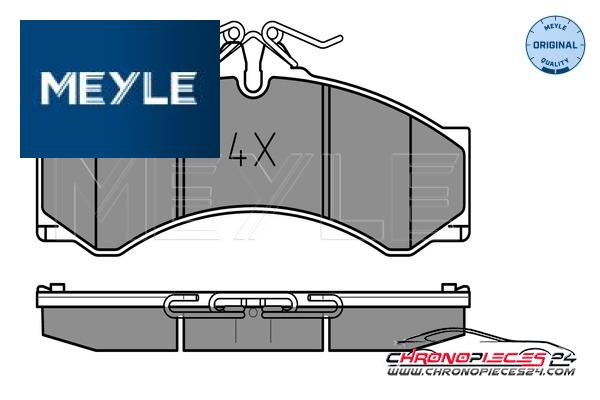 Achat de MEYLE 025 290 7620 Kit de plaquettes de frein, frein à disque pas chères