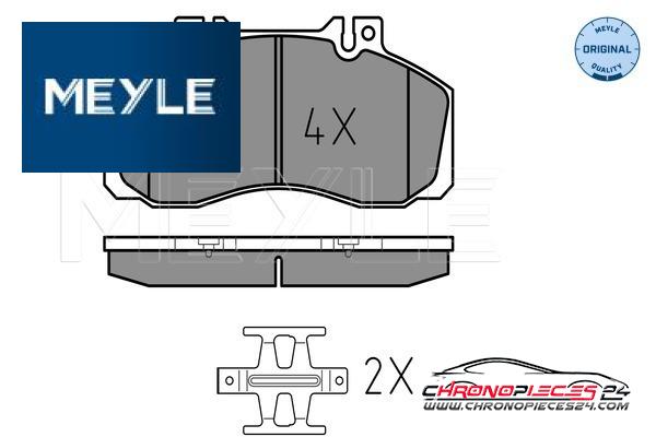 Achat de MEYLE 025 298 3521 Kit de plaquettes de frein, frein à disque pas chères