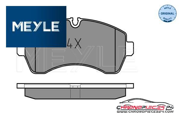 Achat de MEYLE 025 292 0020 Kit de plaquettes de frein, frein à disque pas chères