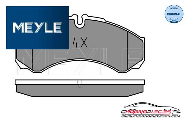 Achat de MEYLE 025 291 2120 Kit de plaquettes de frein, frein à disque pas chères