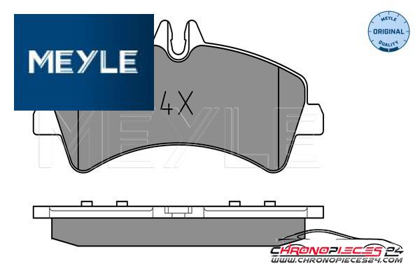 Achat de MEYLE 025 292 1720 Kit de plaquettes de frein, frein à disque pas chères