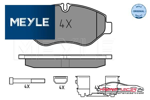 Achat de MEYLE 025 292 2920 Kit de plaquettes de frein, frein à disque pas chères