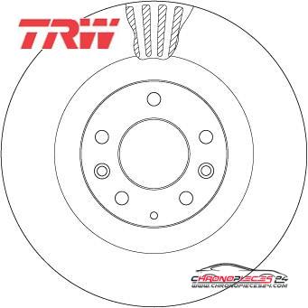 Achat de TRW DF8043 Disque de frein pas chères