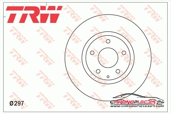 Achat de TRW DF8052 Disque de frein pas chères