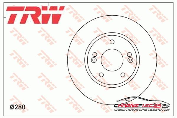 Achat de TRW DF8056 Disque de frein pas chères