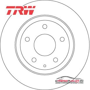 Achat de TRW DF8115 Disque de frein pas chères