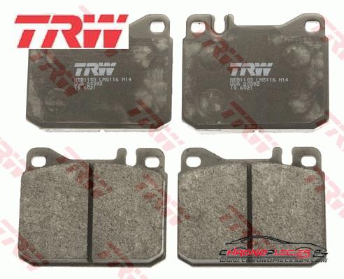 Achat de TRW GDB1103 Kit de plaquettes de frein, frein à disque pas chères