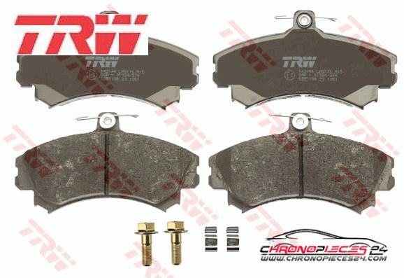 Achat de TRW GDB1198 Kit de plaquettes de frein, frein à disque pas chères