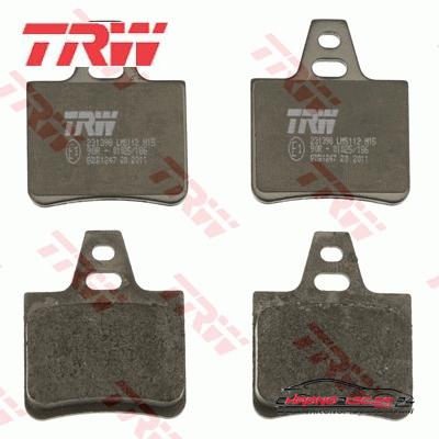 Achat de TRW GDB1247 Kit de plaquettes de frein, frein à disque pas chères