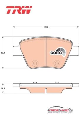 Achat de TRW GDB1841 Kit de plaquettes de frein, frein à disque pas chères