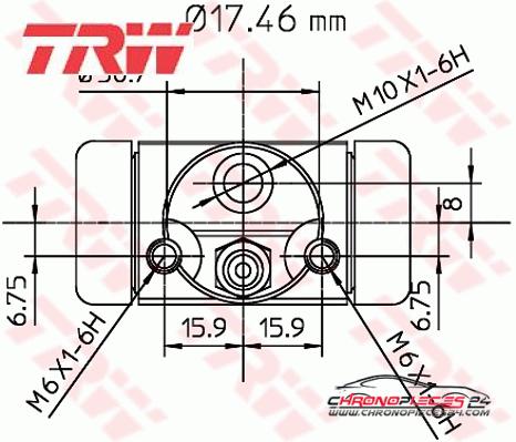 Achat de TRW BWA130 Cylindre de roue pas chères