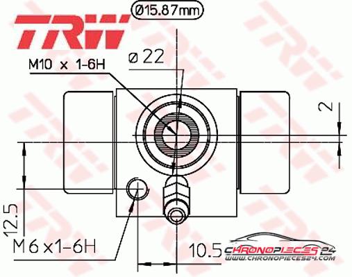 Achat de TRW BWB111A Cylindre de roue pas chères